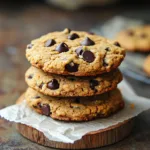 Irresistible Vegan Chickpea Flour Cookies: A Family‑Friendly Treat vegan chickpea flour cookies Stack of vegan chickpea flour cookies with chocolate chips on parchment