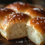 Tangzhong Parker House Rolls: Soft, Buttery Classics with a Cozy Twist Tangzhong Parker House Rolls Close-up of a Tangzhong Parker House Roll pulled apart to show its soft, fluffy layers