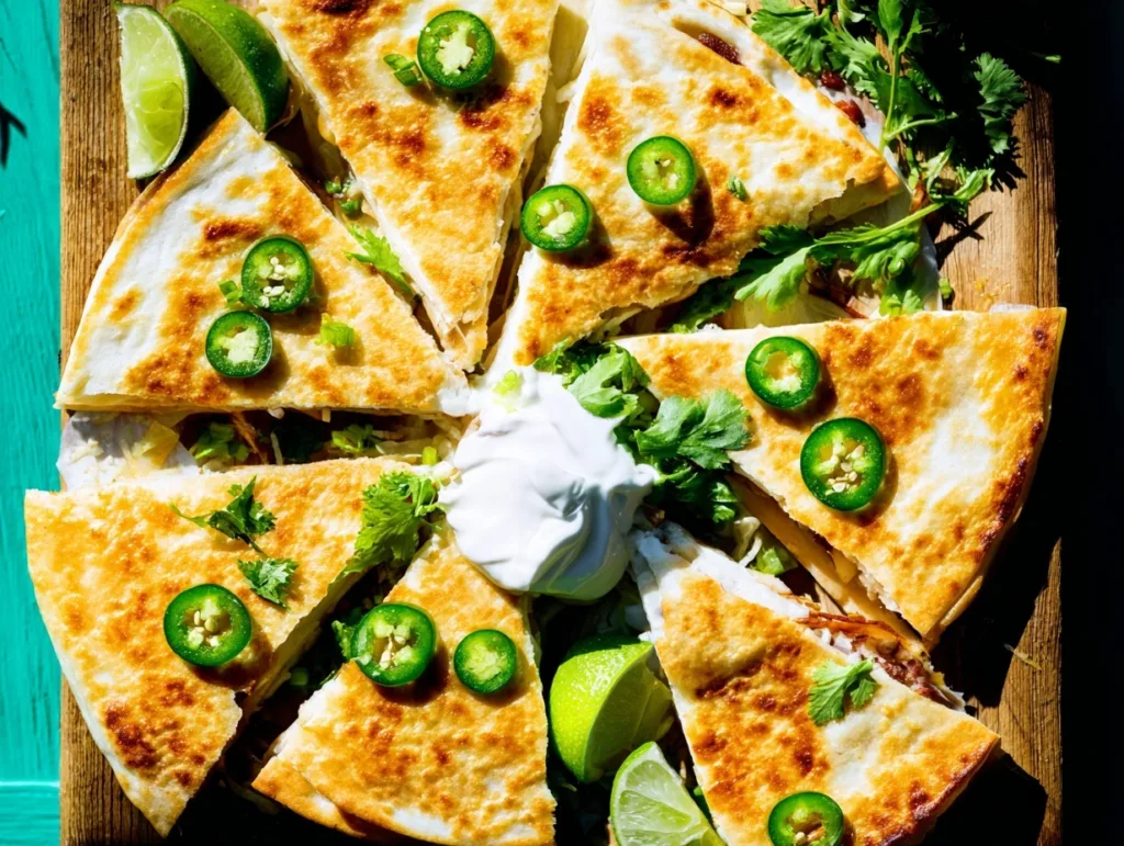 5-Minute Broke But Delicious Quesadillas Recipe Broke But Delicious Quesadillas broke but delicious quesadillas topped with jalapeños and sour cream