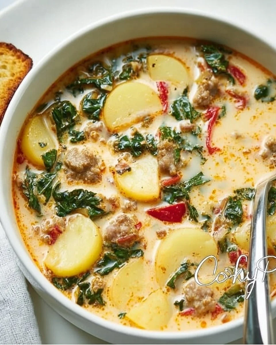 Tuscan Soup Tuscan Soup Delicious bowl of Tuscan Soup filled with fresh vegetables and herbs