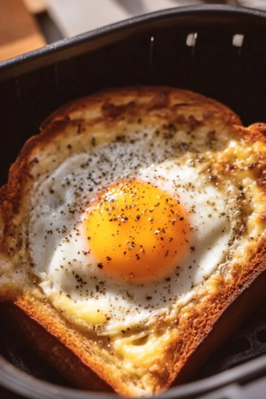 Air Fryer Egg and Cheese Toast egg and cheese toast Air Fryer Egg and Cheese Toast
