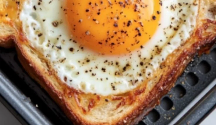 Air Fryer Egg and Cheese Toast egg and cheese toast Air Fryer Egg and Cheese Toast