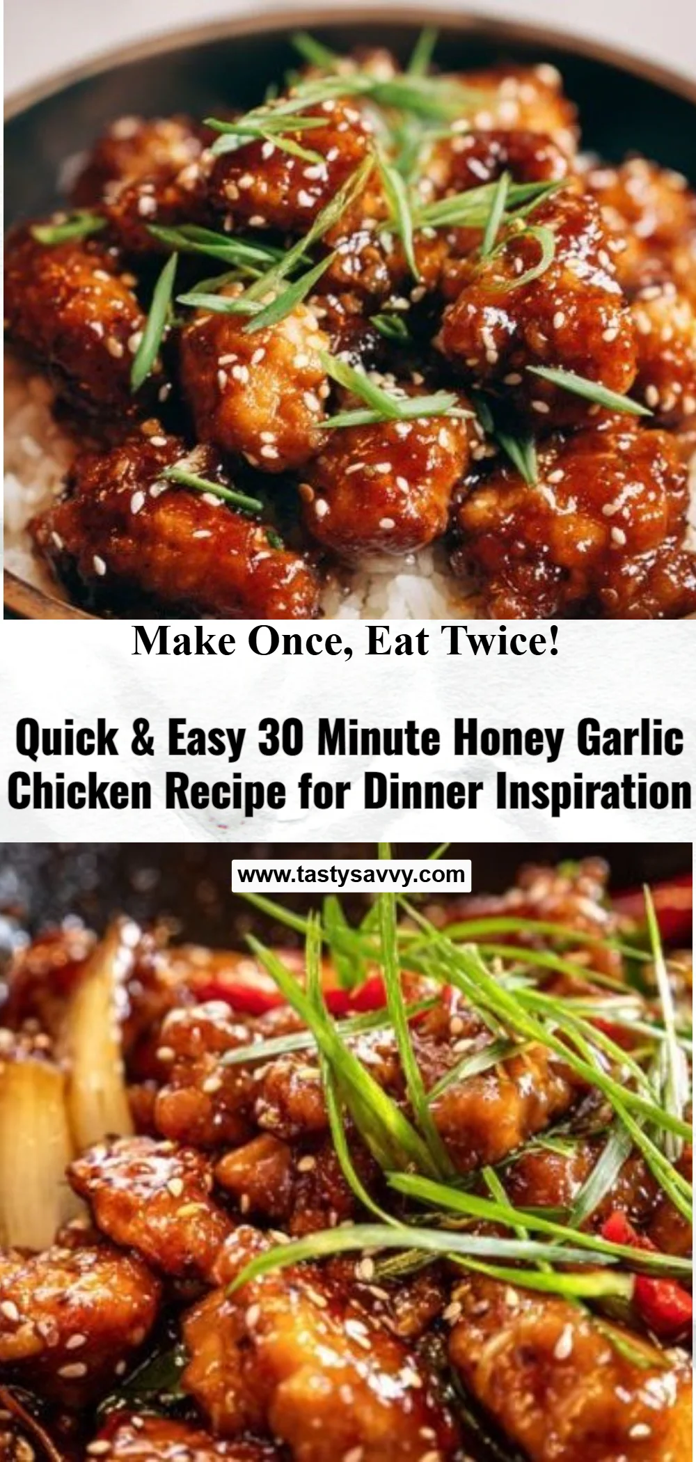 Amazing 30 Minute Honey Garlic Chicken