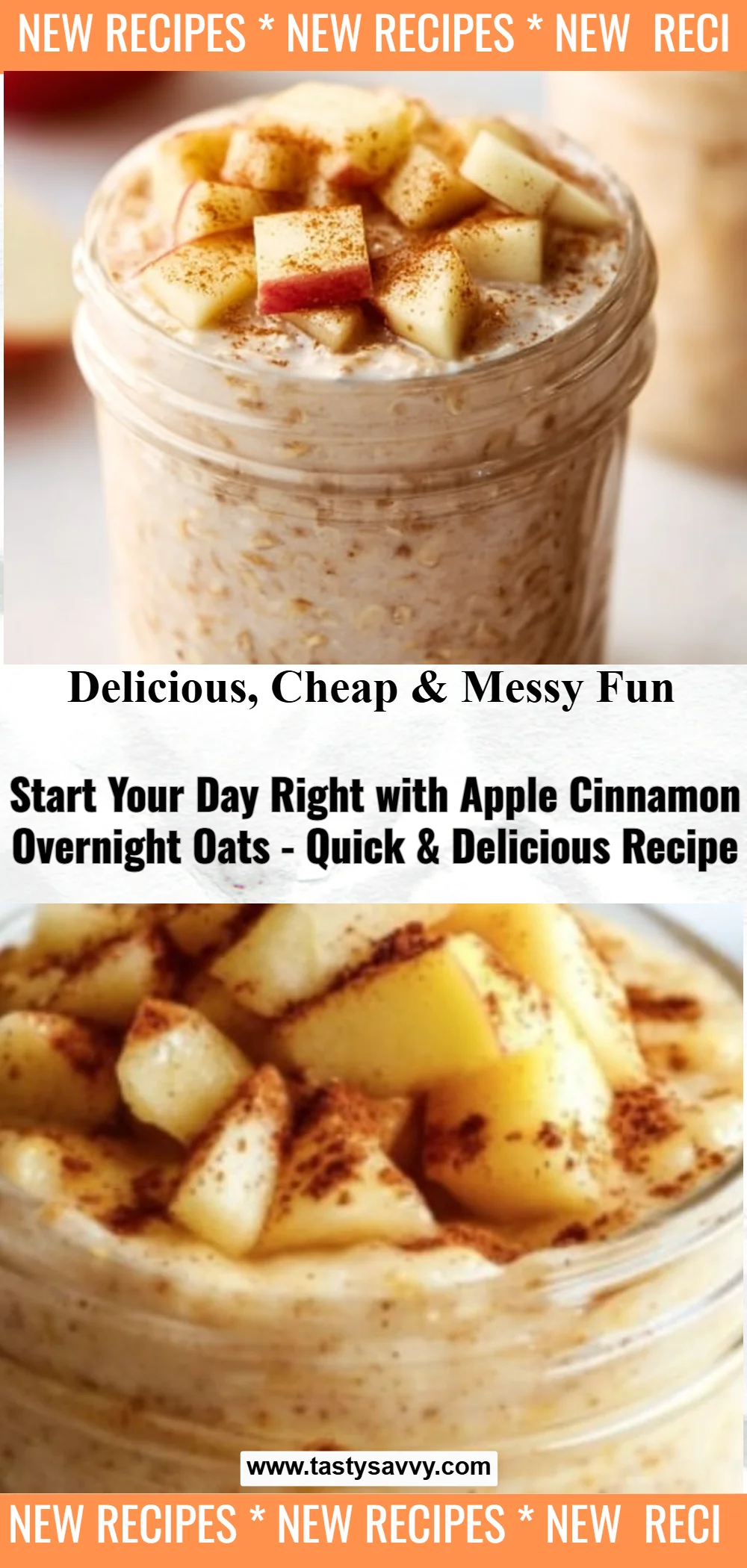 Apple Cinnamon Overnight Oats