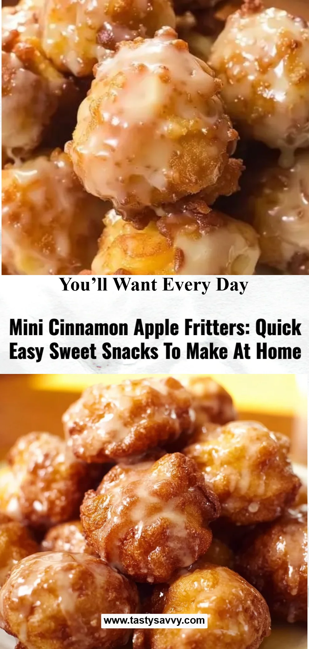 Apple Fritter Bites
