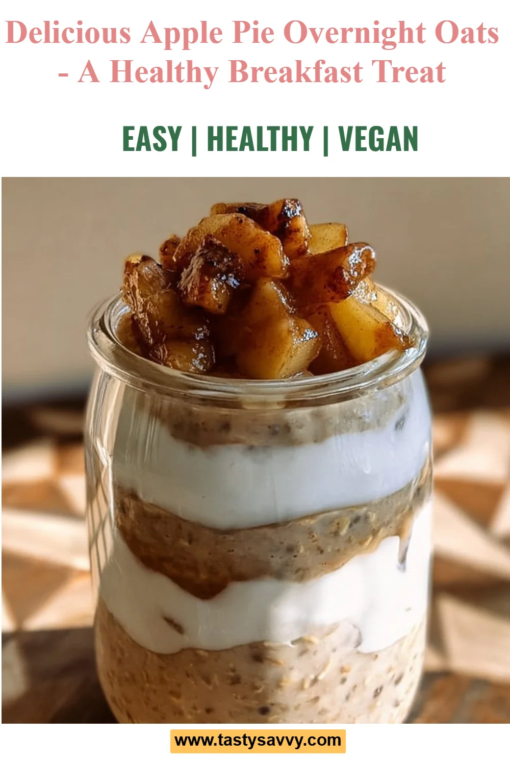 Apple Pie Overnight Oats