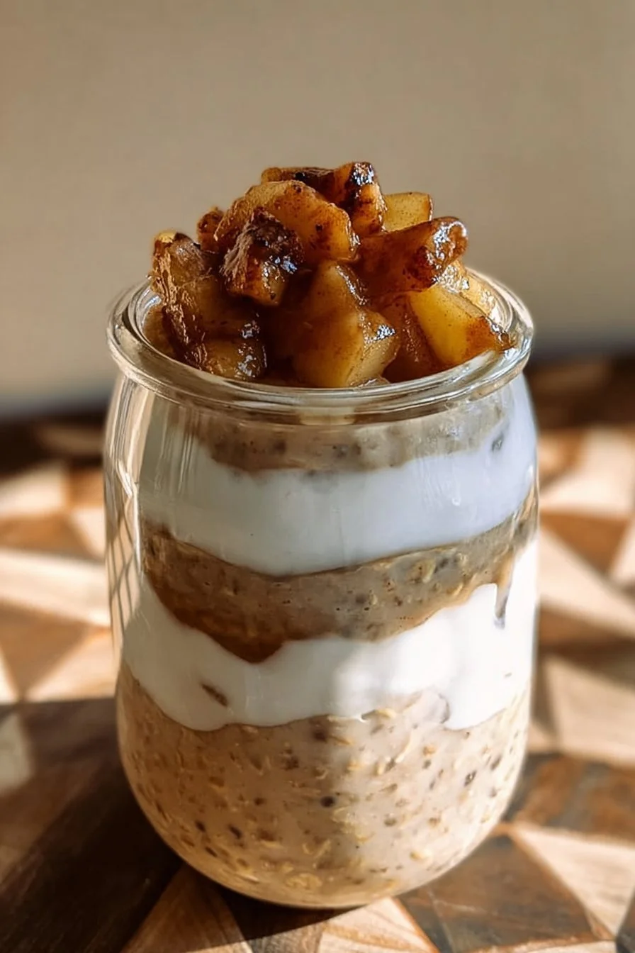 Apple Pie Overnight Oats