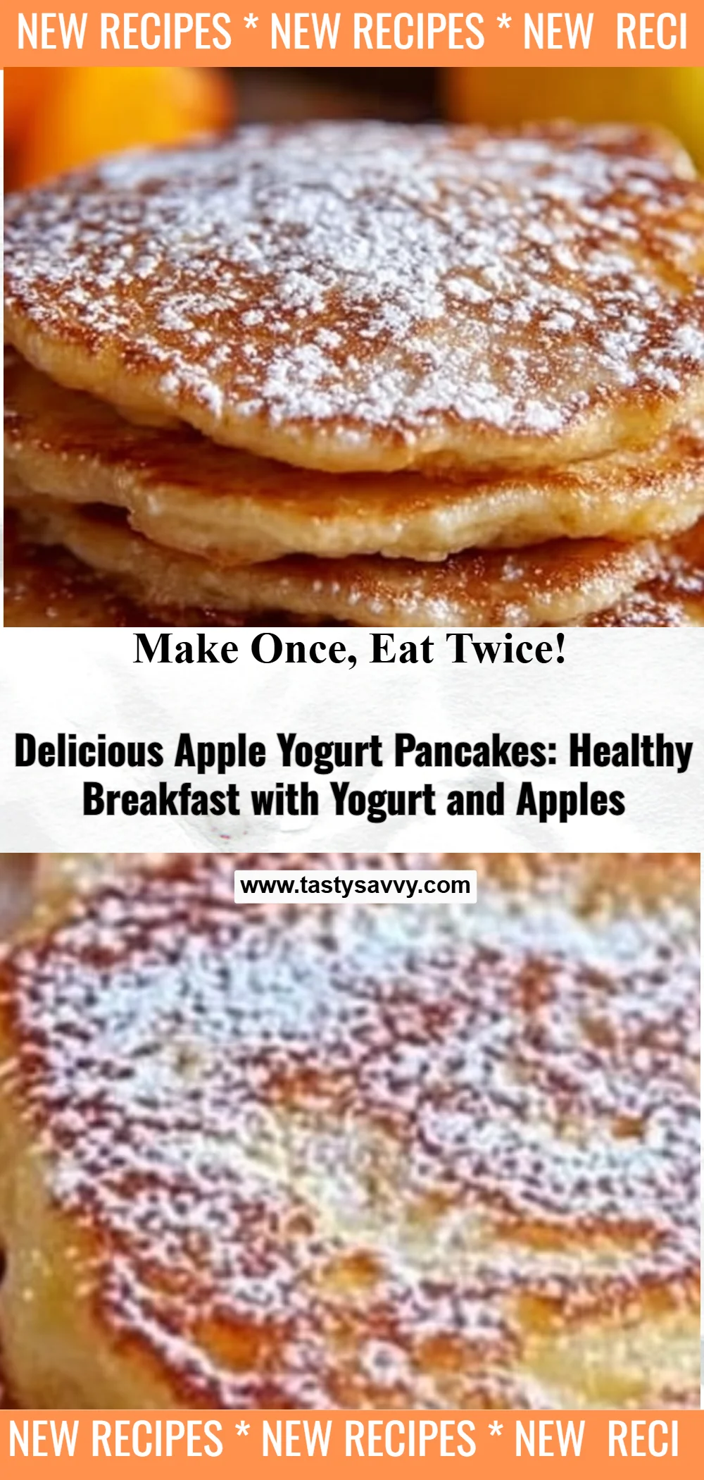 Apple Yogurt Pancakes