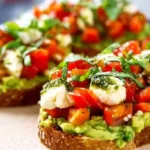 Avocado Toast with Tomatoes, Basil, and Mozzarella avocado toast with tomatoes basil and mozzarella 2026 01 11 185138 683x1024 1