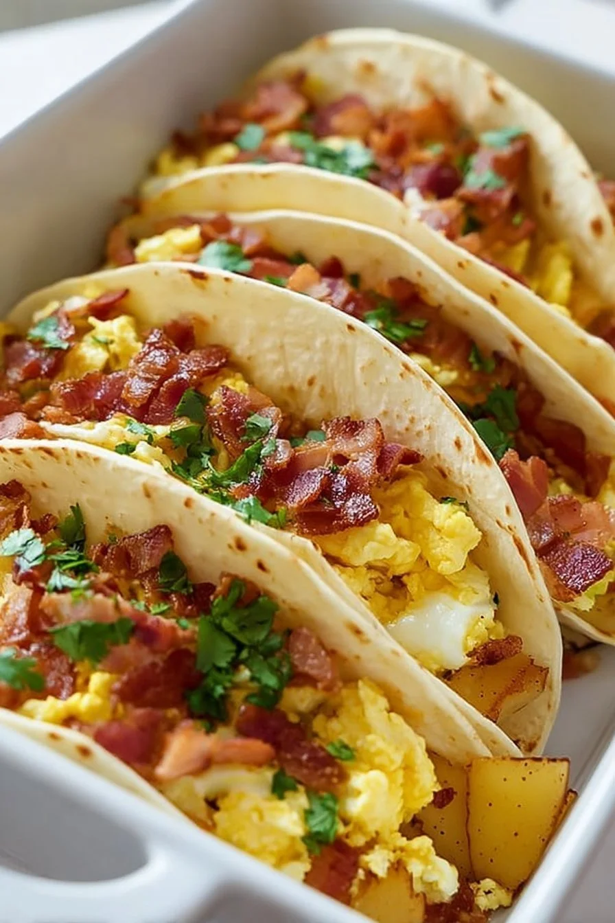 Baked Breakfast Tacos