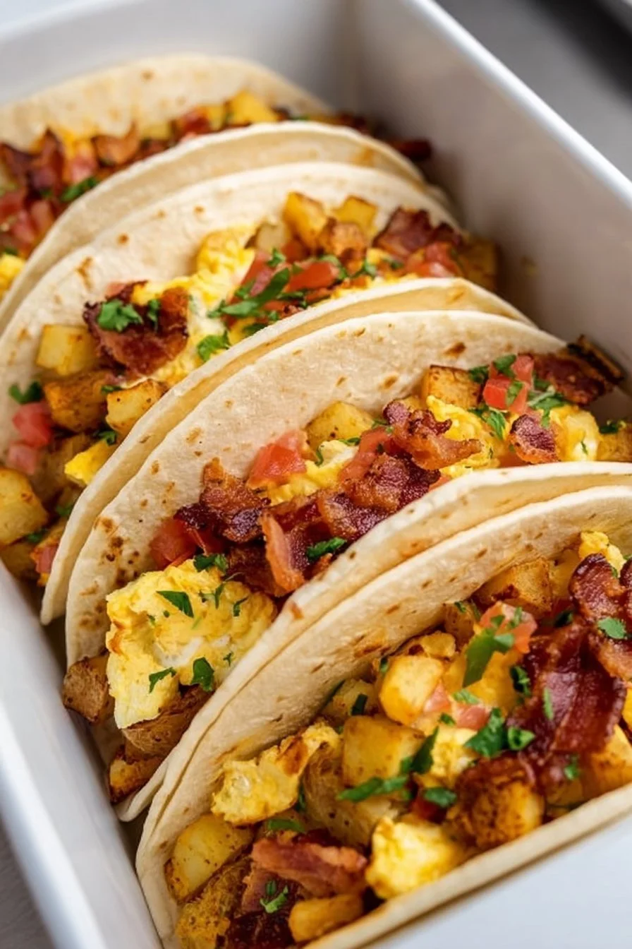 Baked Breakfast Tacos