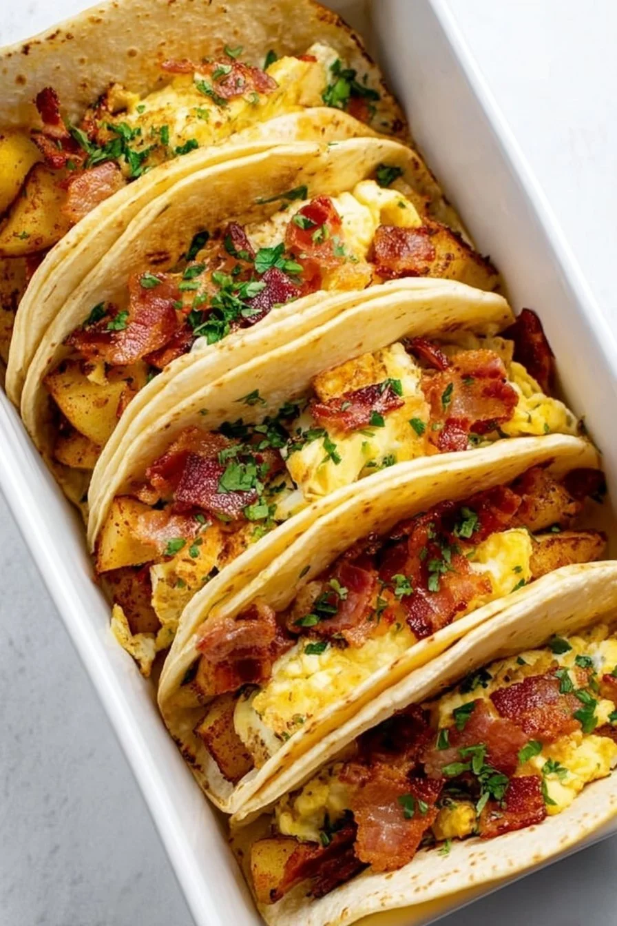 Baked Breakfast Tacos