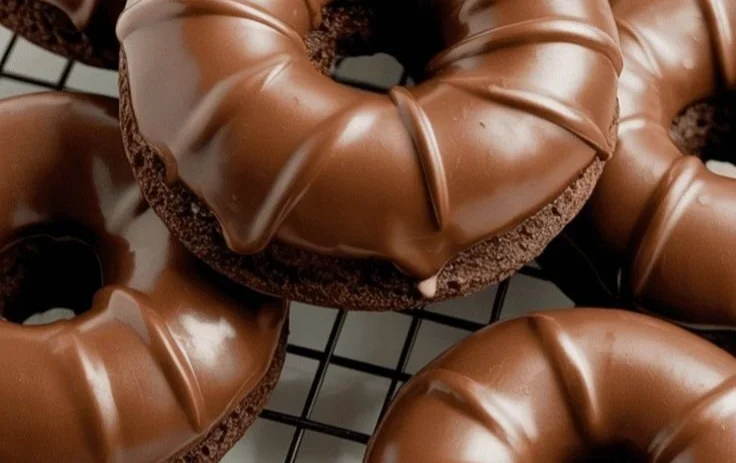 Baked Chocolate Protein Donuts chocolate protein donuts Baked Chocolate Protein Donuts