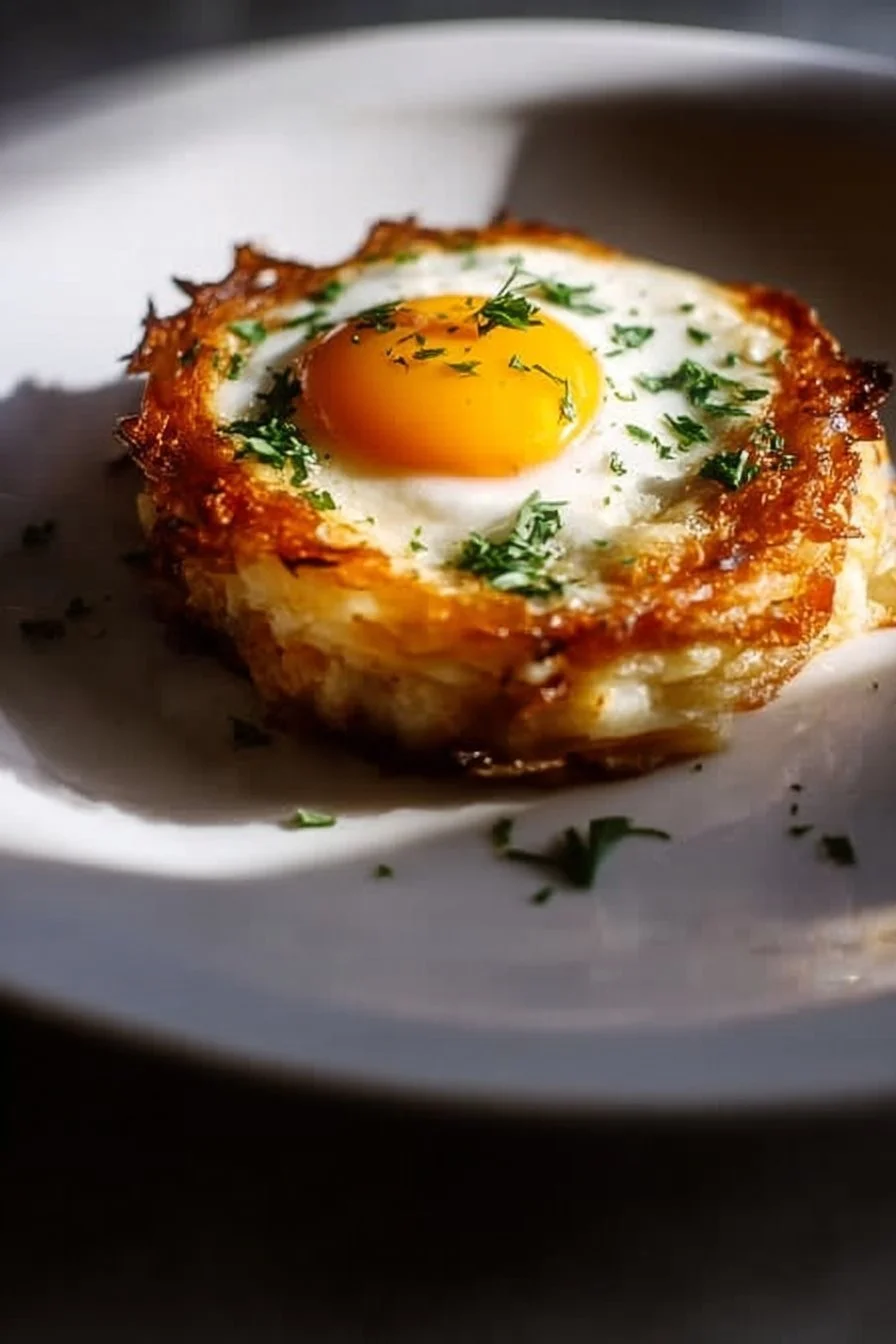 Baked Eggs Napoleon