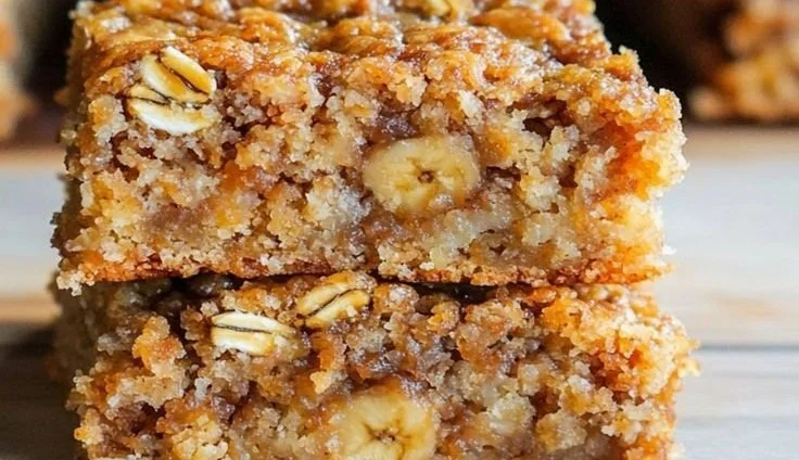 Banana Oatmeal Bars