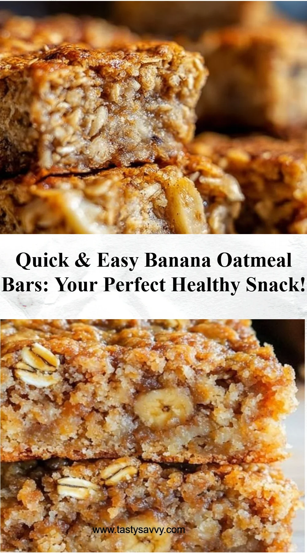 Banana Oatmeal Bars