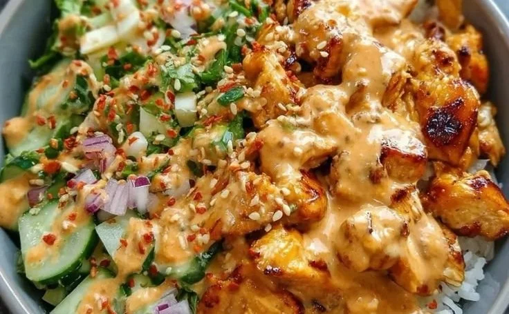 Bang Bang Chicken Bowls