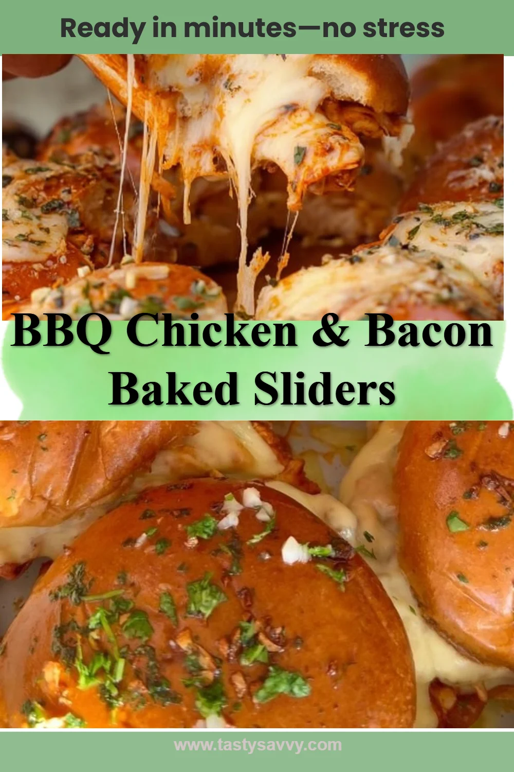 BBQ Chicken & Bacon Baked Sliders BBQ Chicken Sliders BBQ Chicken & Bacon Baked Sliders