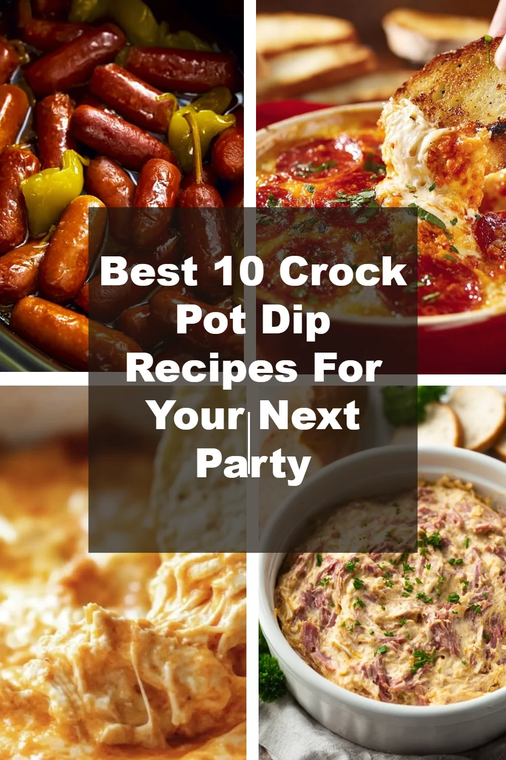 Delicious Crock Pot Dip served at a party, perfect for gatherings