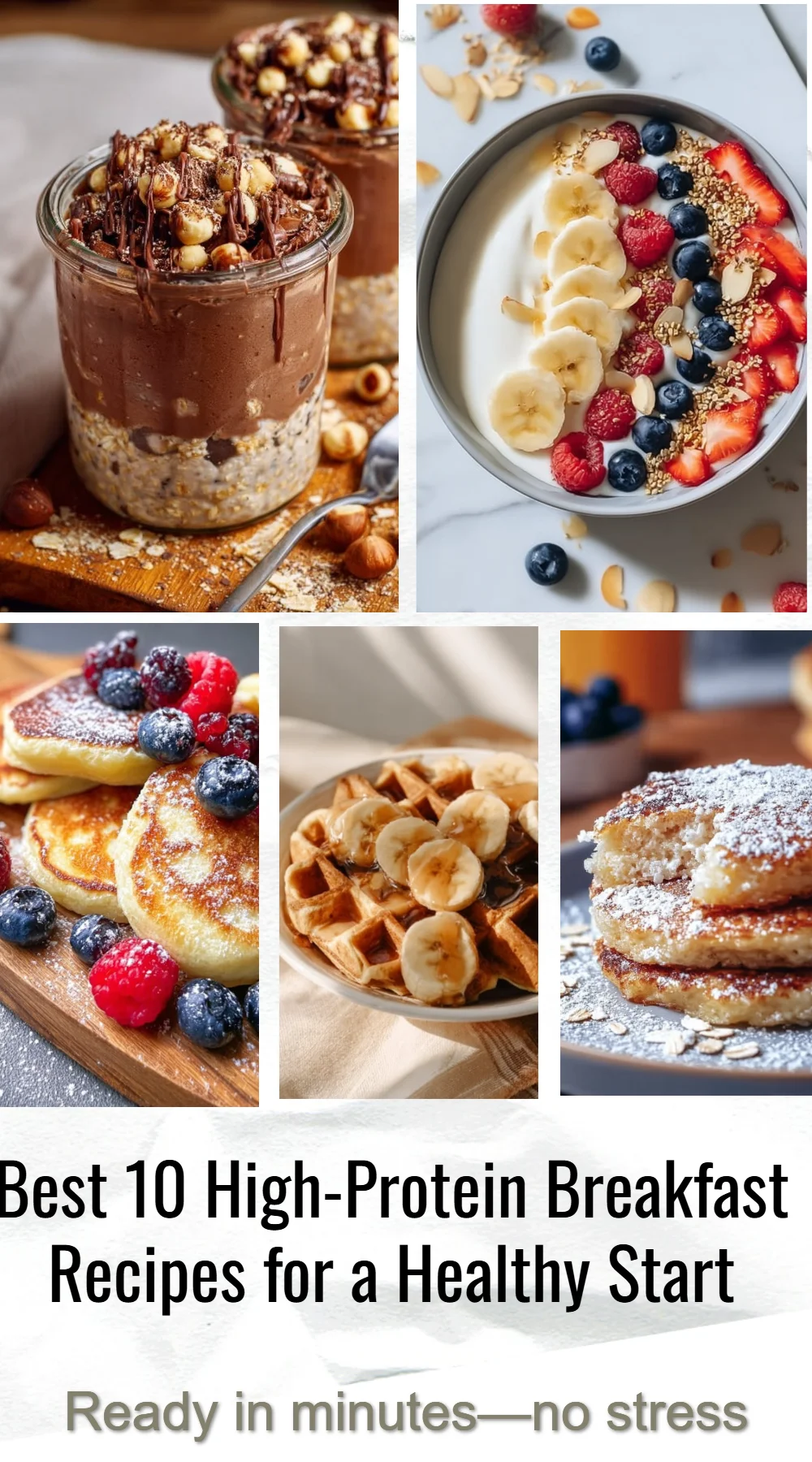 Healthy high-protein breakfast recipes for a nutritious morning start