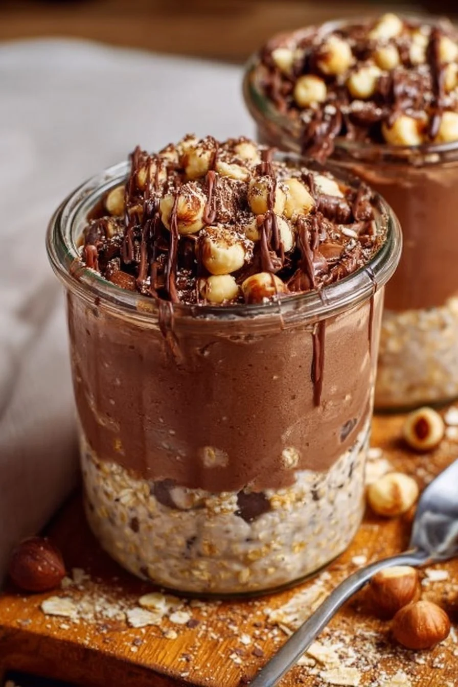 Ferrero Rocher Protein Overnight Oats