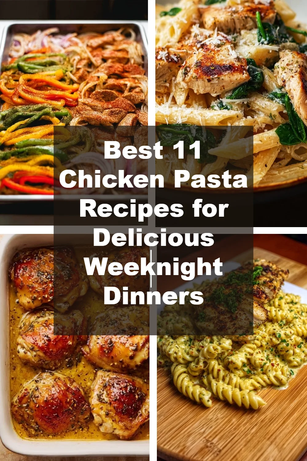 Best 11 Chicken Pasta Recipes for Delicious Weeknight Dinners chicken pasta Delicious chicken pasta dishes for easy weeknight dinner ideas