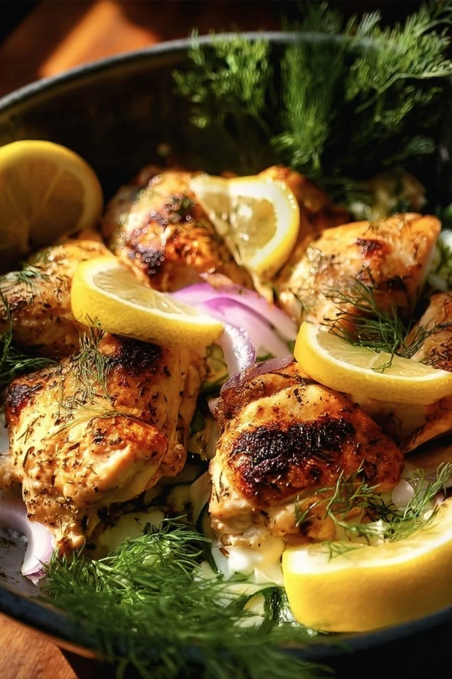 Best 13 Chicken Recipes for Delicious Family Dinners chicken recipes Mediterranean Lemon-Dill Chicken Bowls
