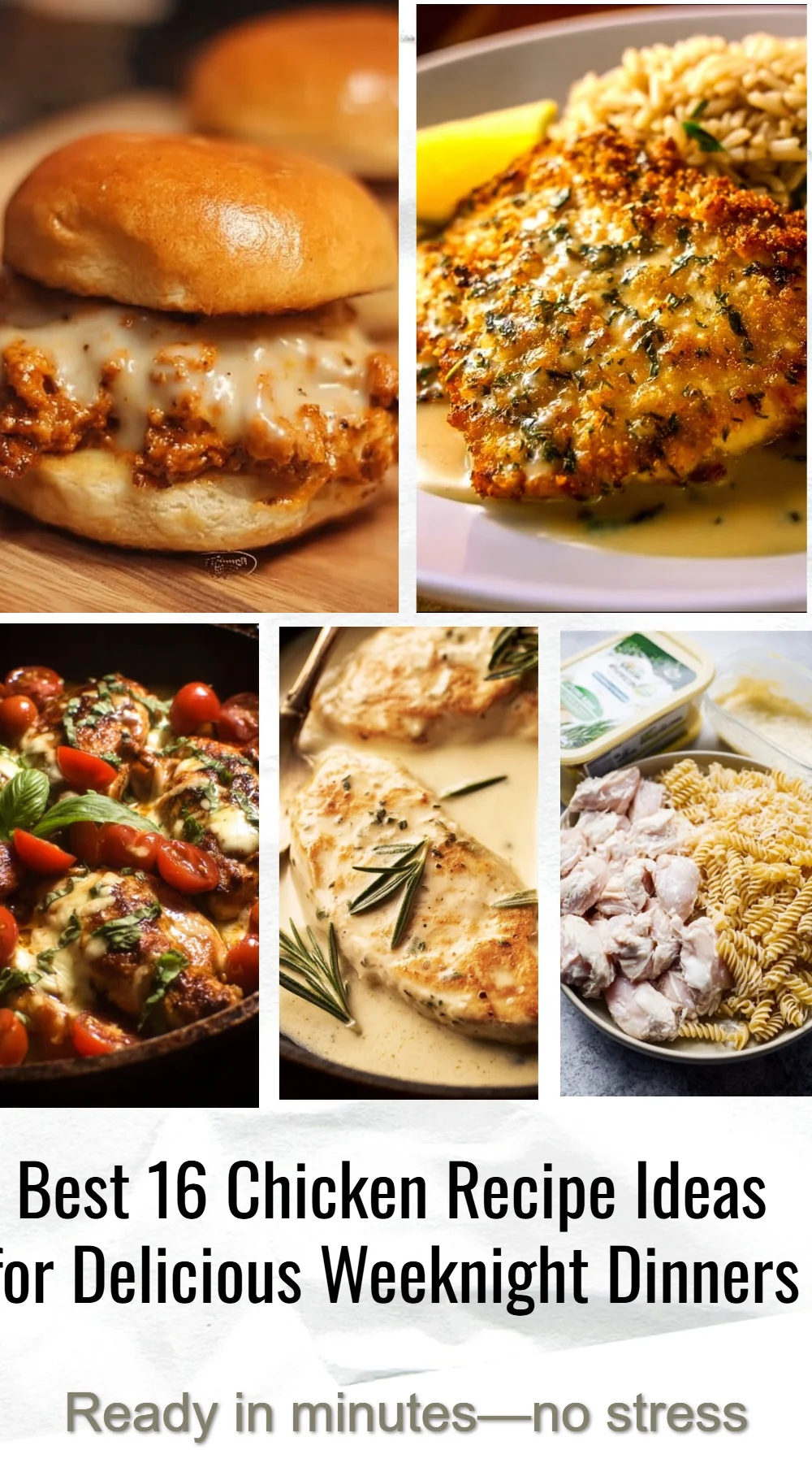 Delicious chicken recipes for easy weeknight dinners
