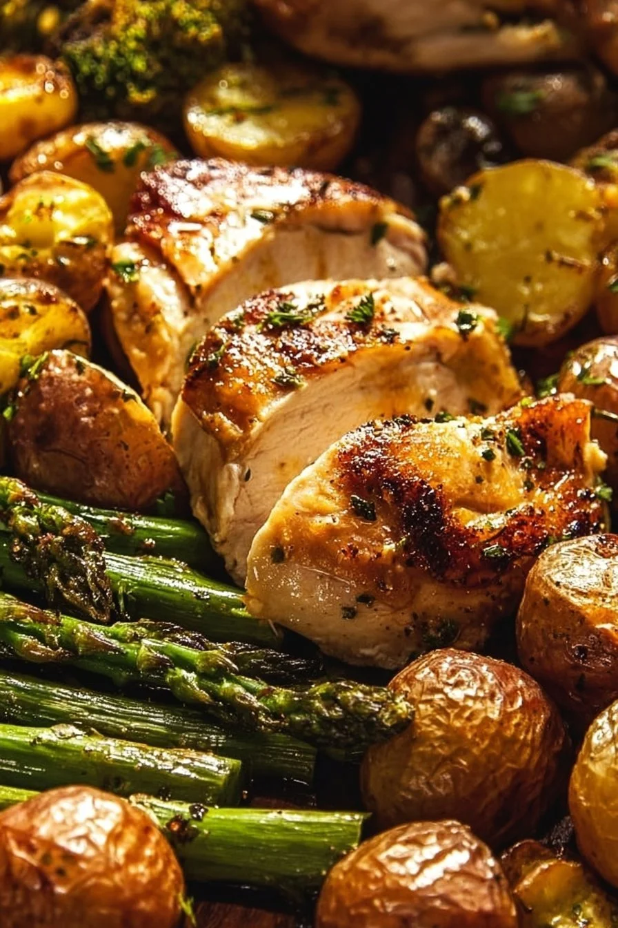 Sheet-Pan Garlic Butter Chicken