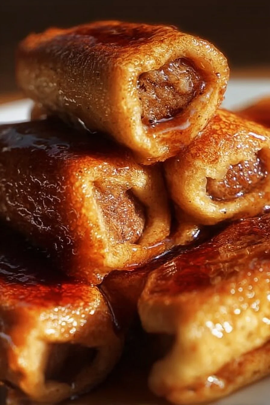 Sausage French Toast Roll-Ups