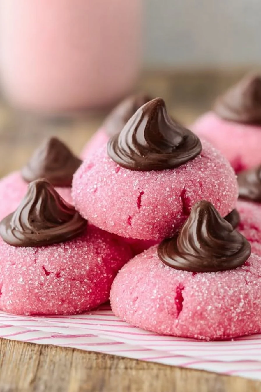 Strawberry Kiss Cookies