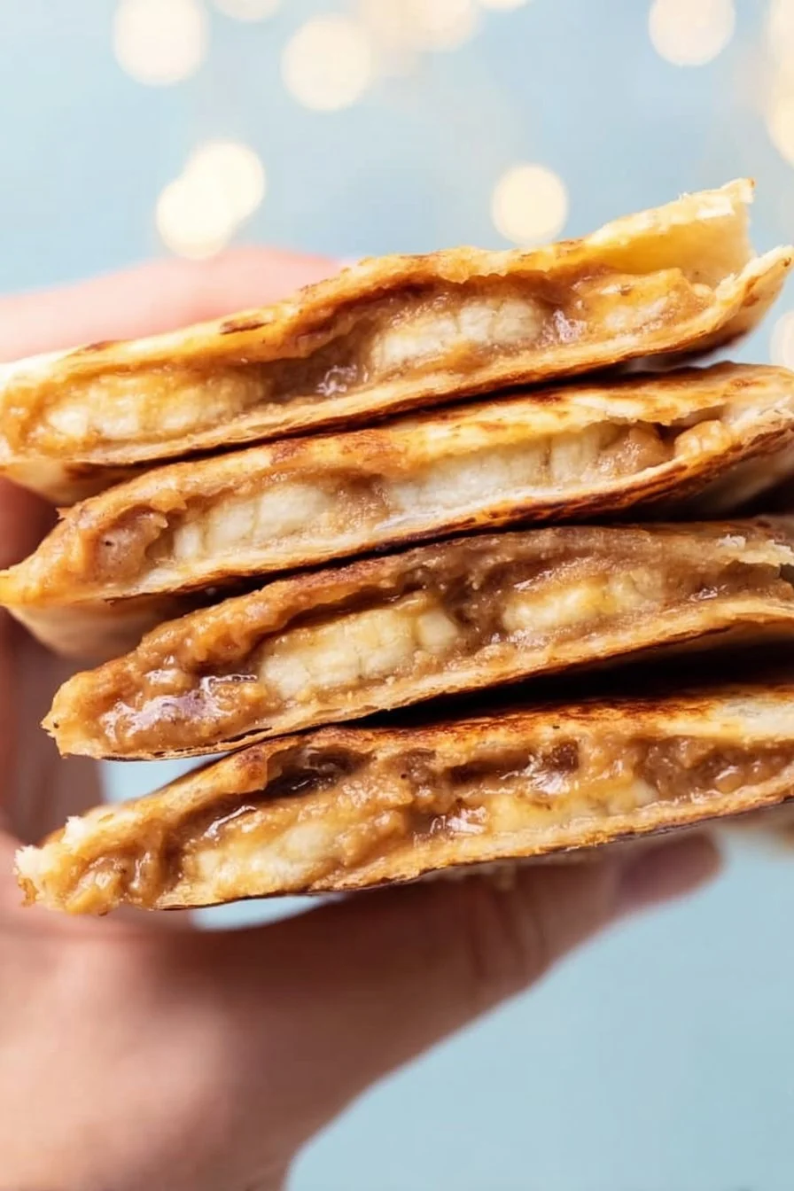 Peanut Butter Banana Quesadilla