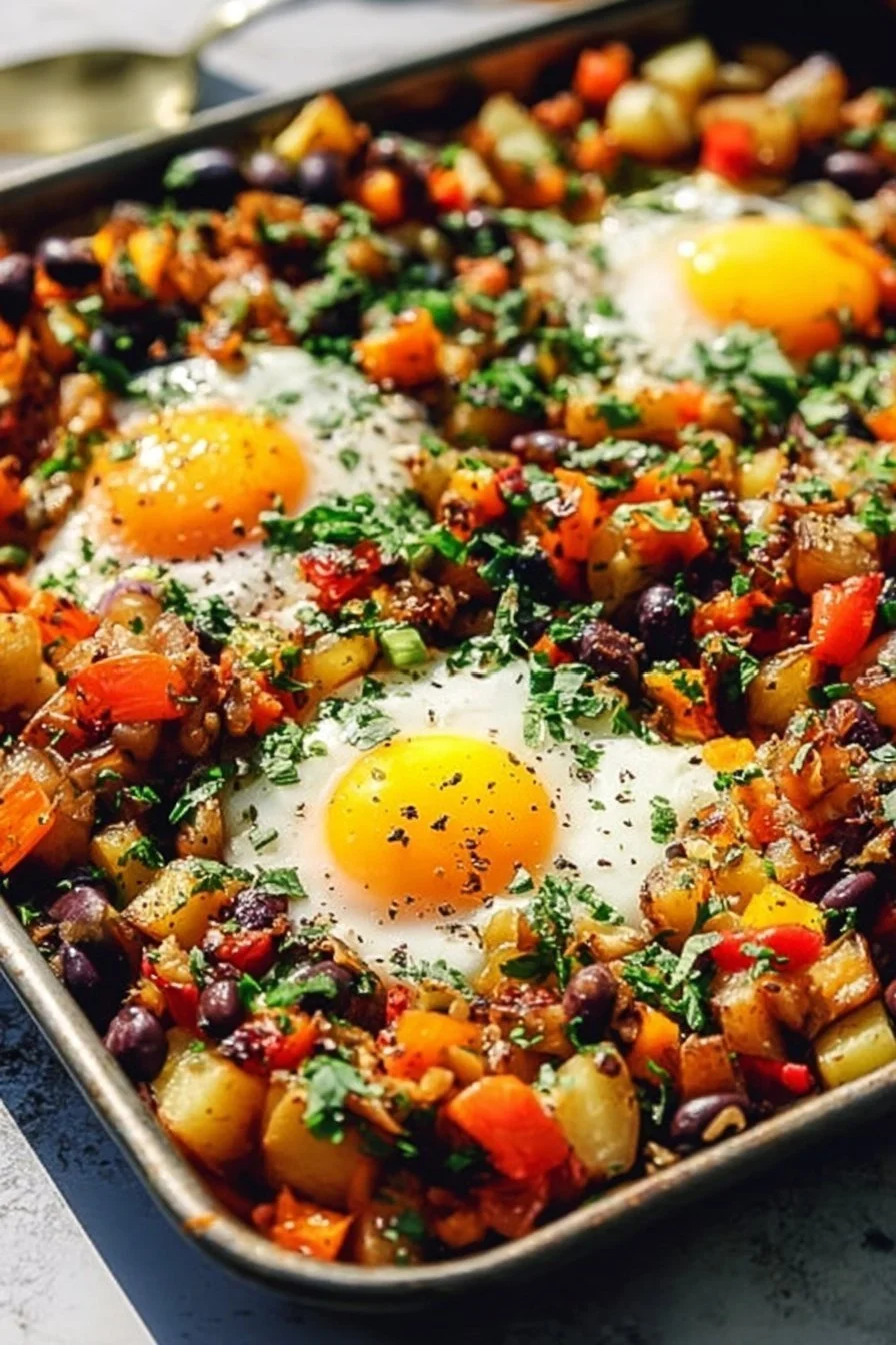 Best 28 Breakfast Recipes to Kickstart Your Morning breakfast recipes Sheet Pan Breakfast Hash