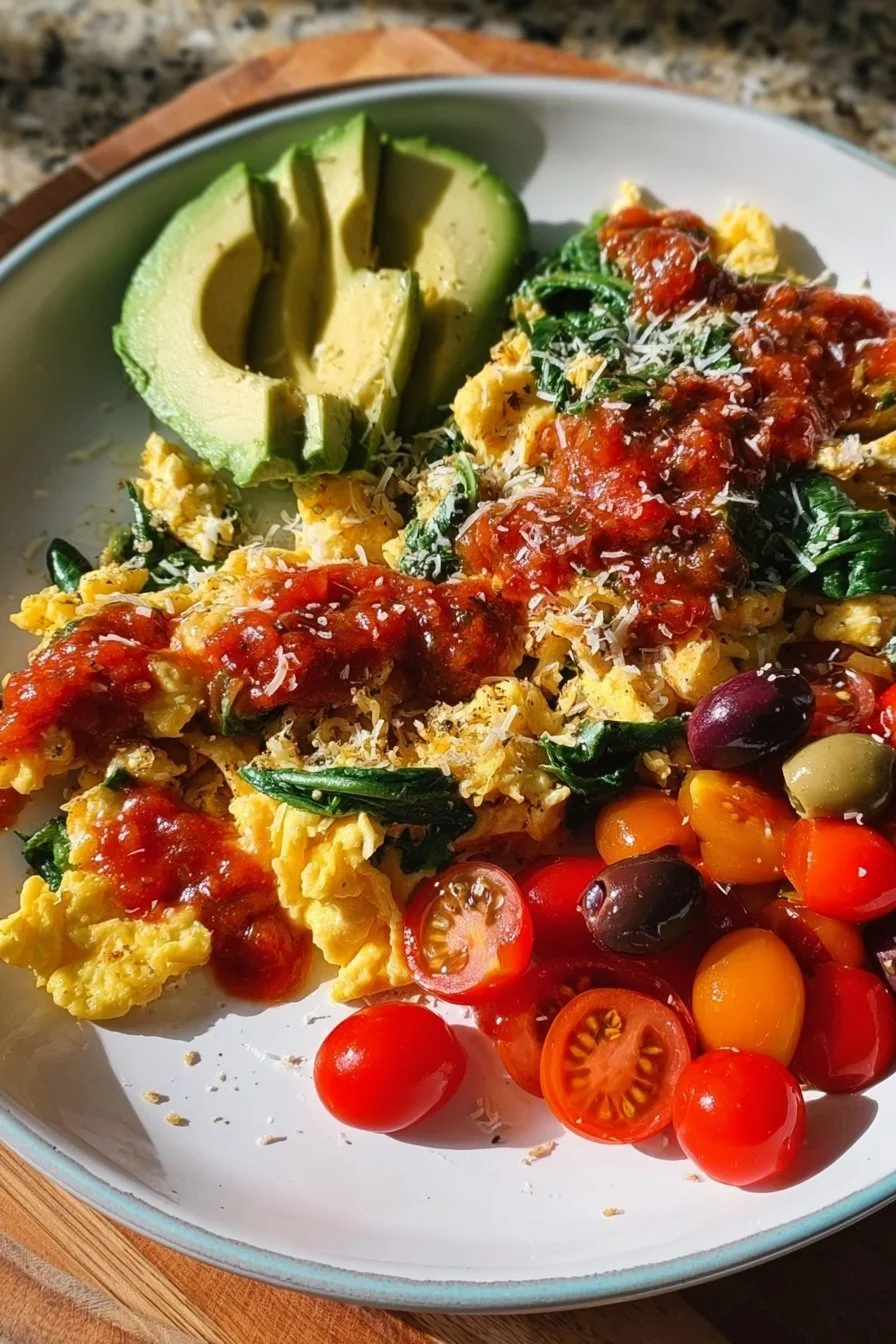 High-Protein Scrambled Egg Breakfast