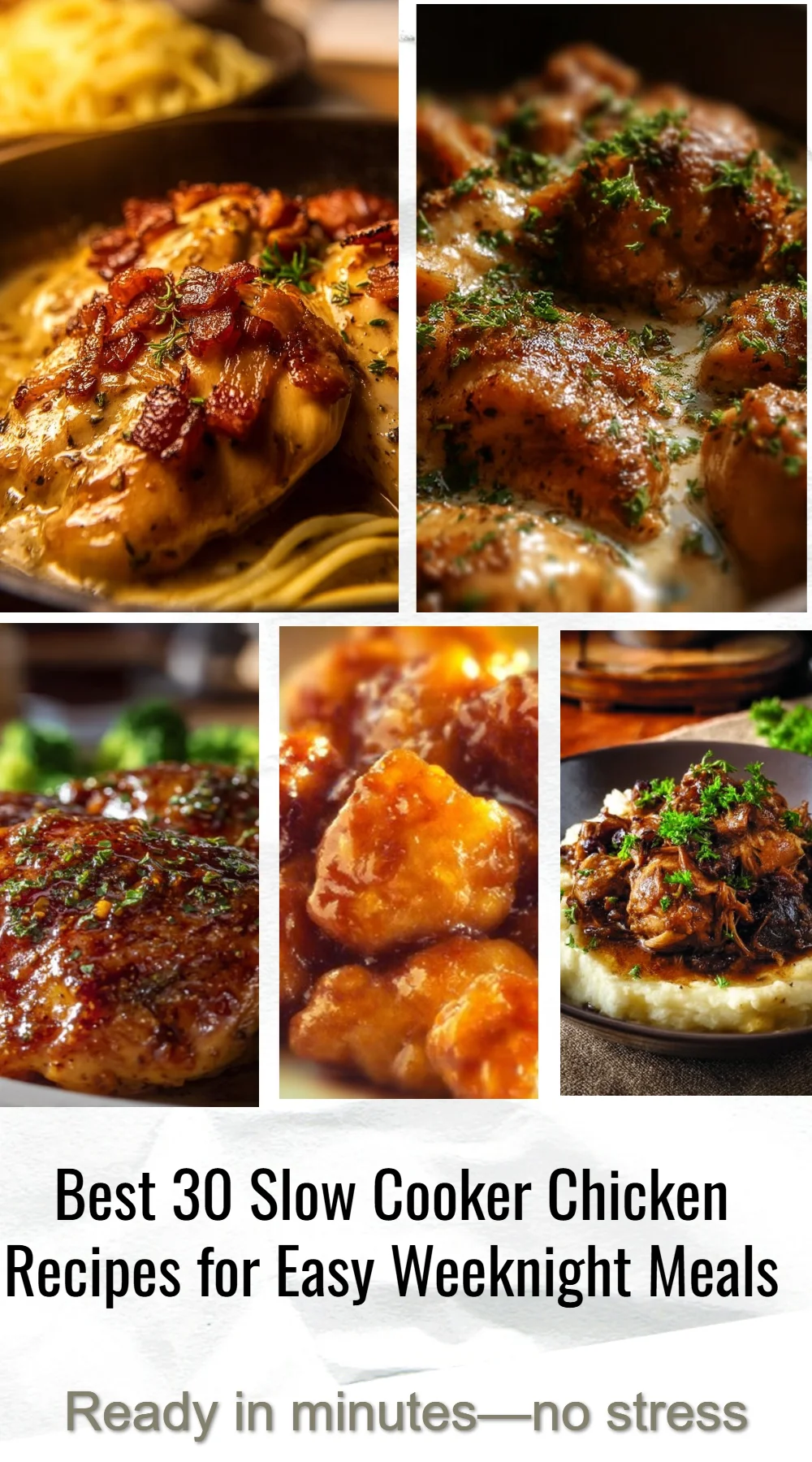 Delicious slow cooker chicken recipes for easy weeknight meals