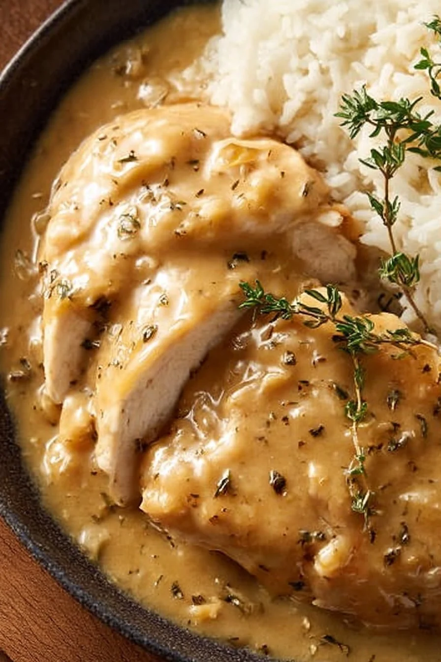 Slow Cooker Chicken and Gravy