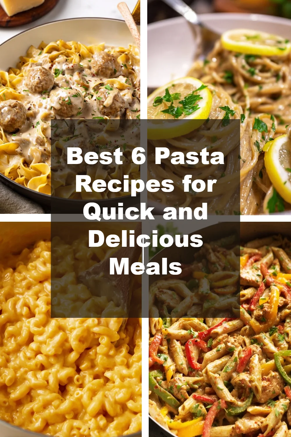 Best 6 Pasta Recipes for Quick and Delicious Meals pasta recipes Delicious pasta dishes served on a plate showcasing quick and easy recipes.