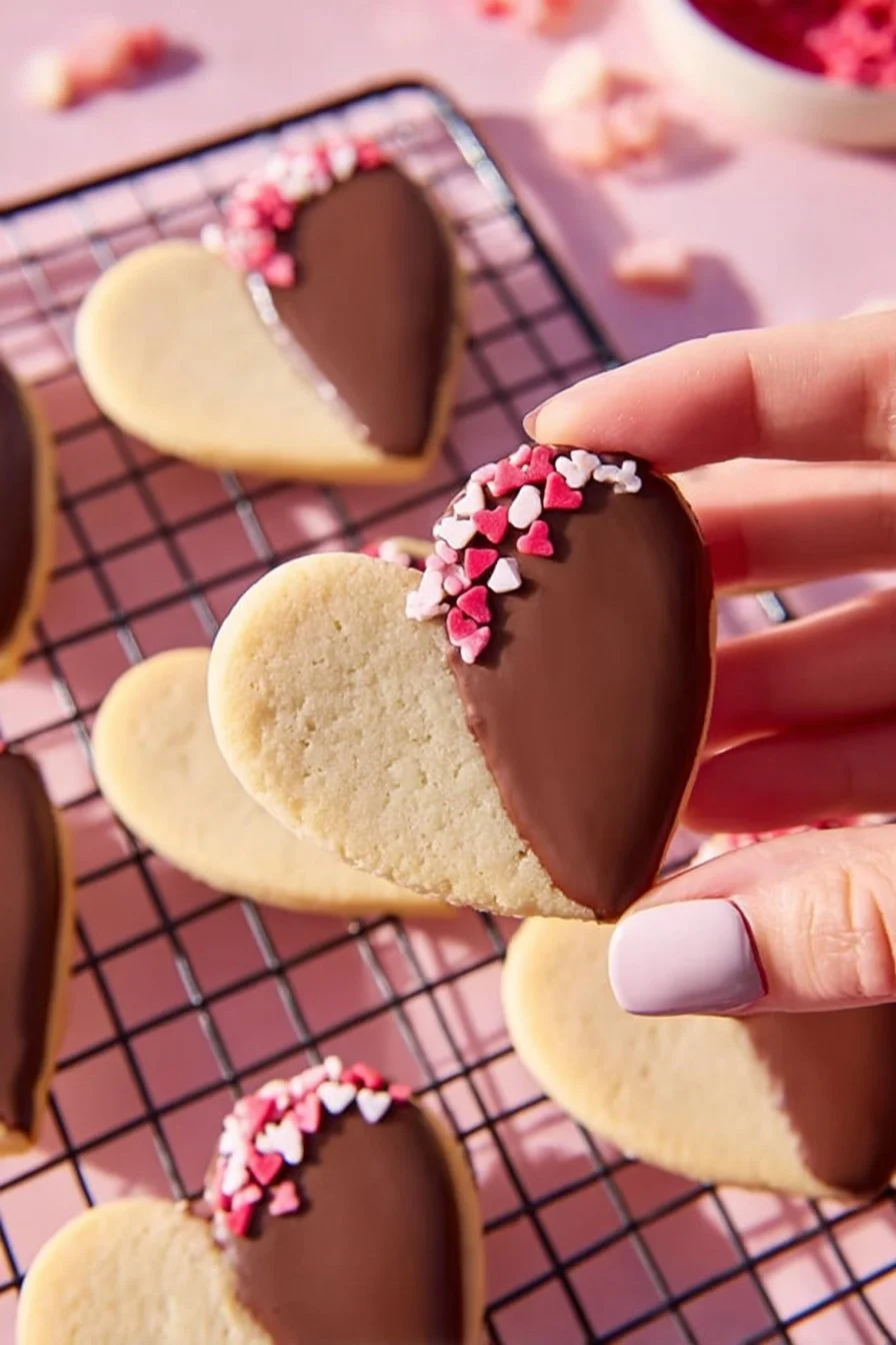Valentine's Shortbread Hearts