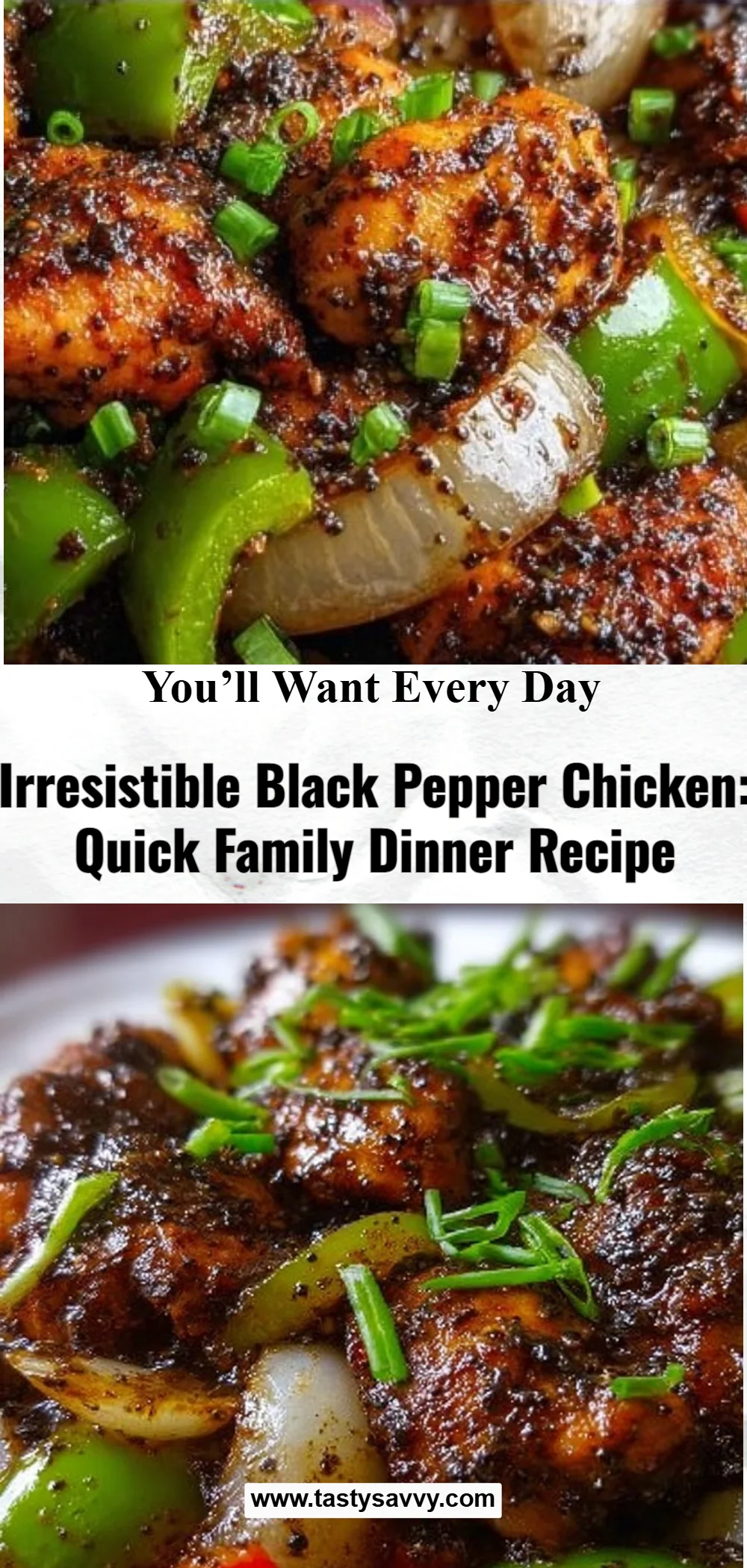 Black Pepper Chicken