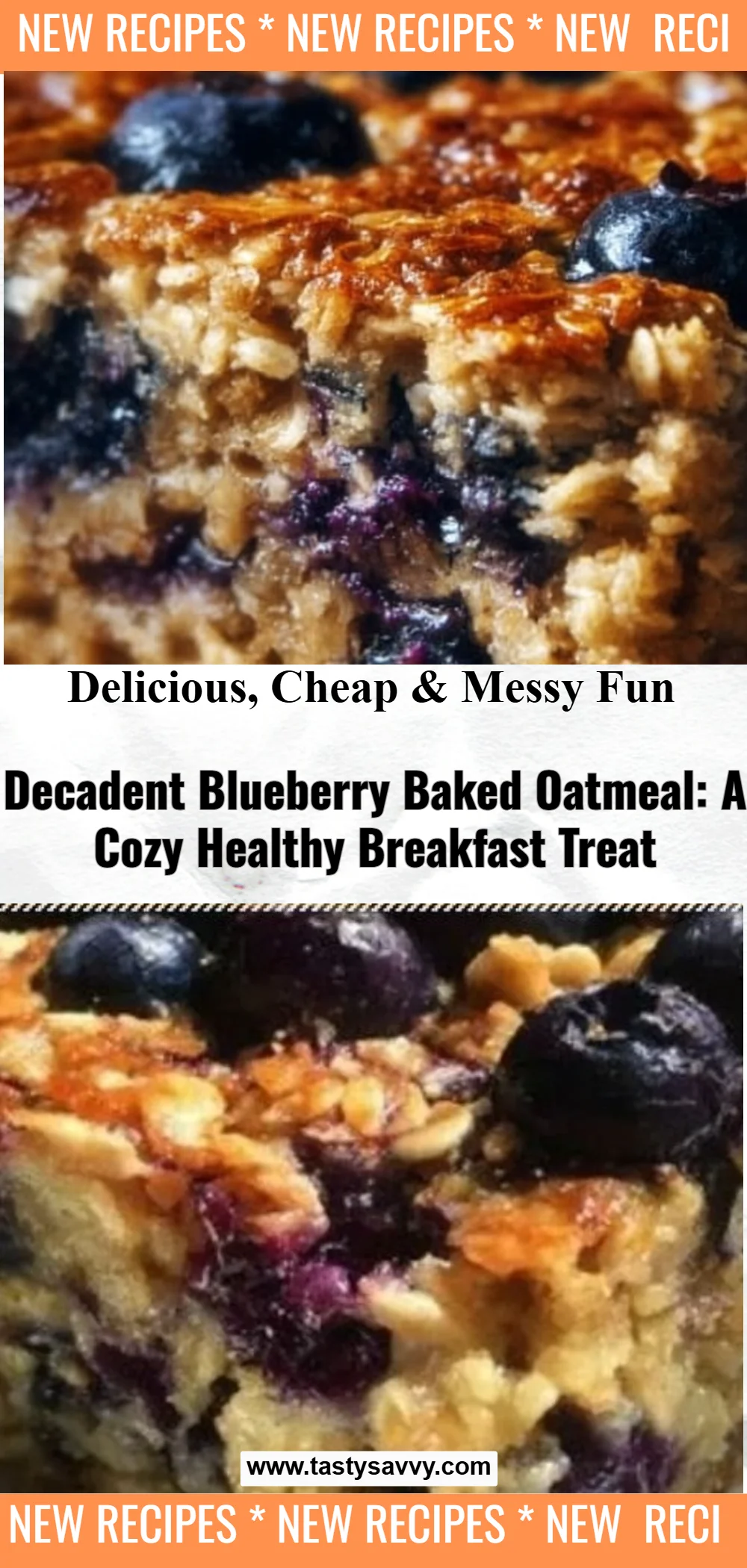 Blueberry Baked Oatmeal
