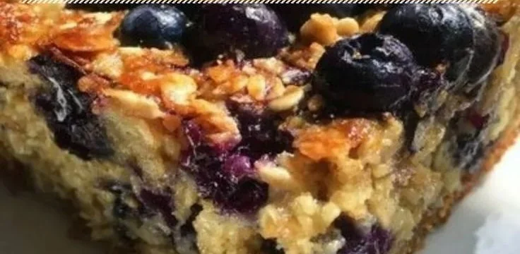 Blueberry Baked Oatmeal