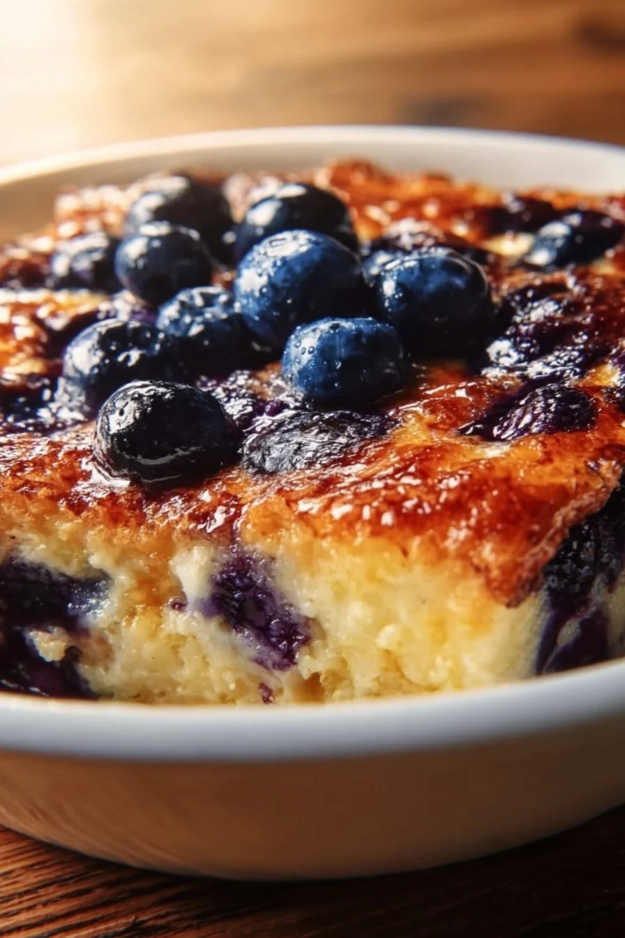 Blueberry Buttermilk Pancake Casserole