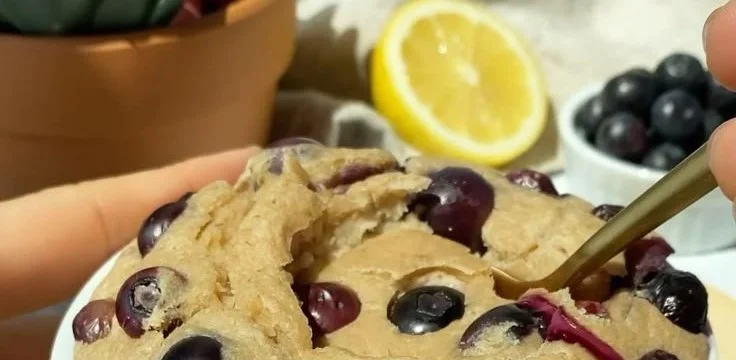 Blueberry Lemon Baked Oats