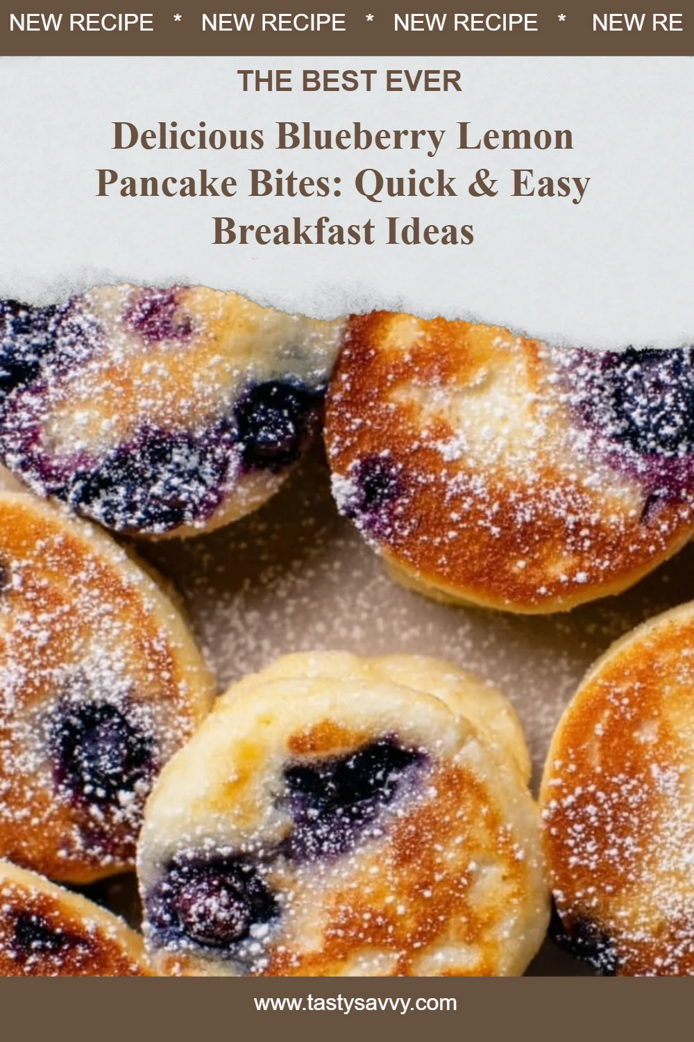 Blueberry Lemon Pancake Bites