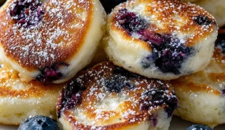 Blueberry Lemon Pancake Bites
