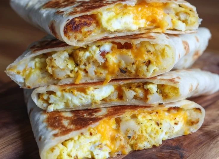 Breakfast Crunchwraps with Eggs