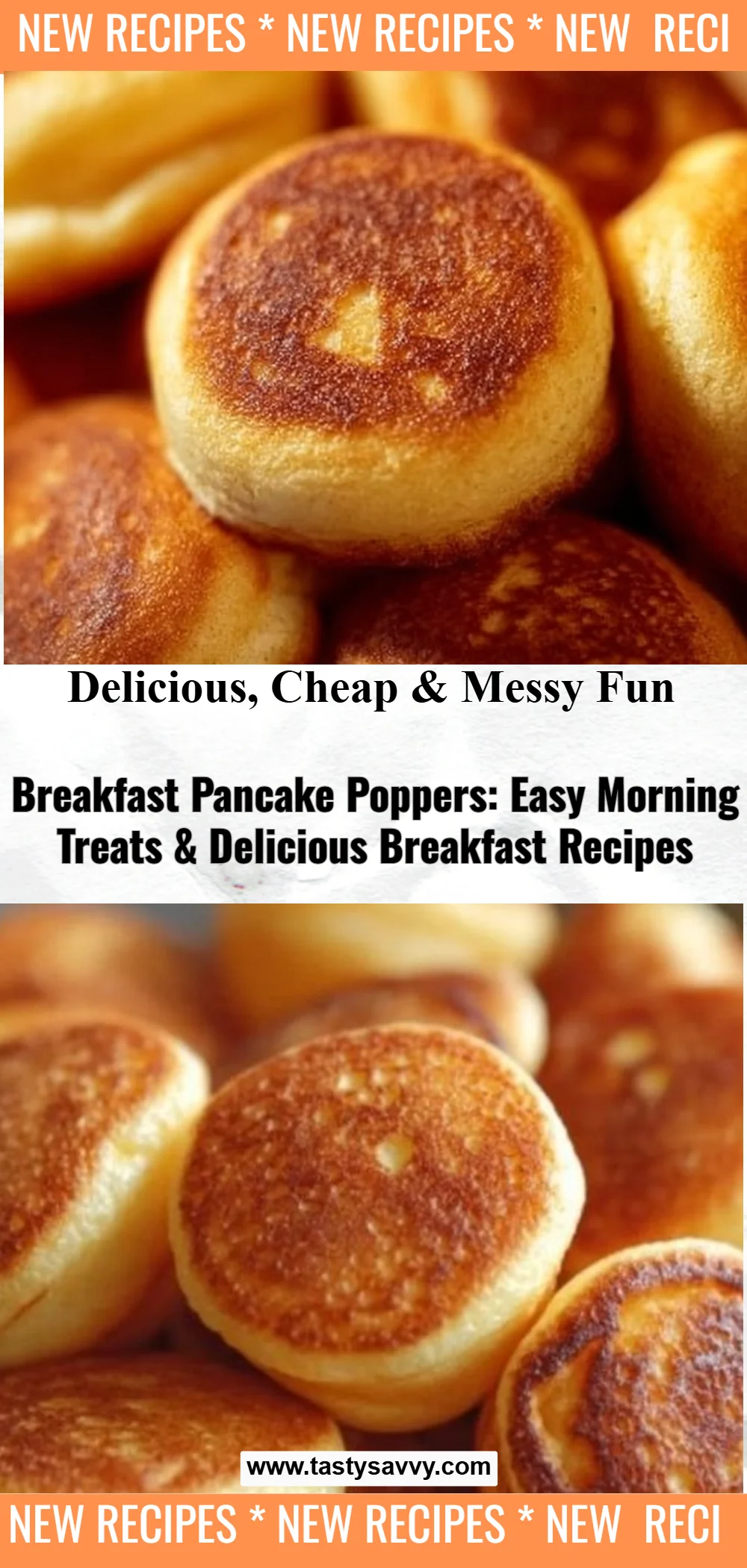 Breakfast Pancake Poppers