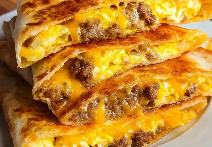 Cheesy Breakfast Quesadillas