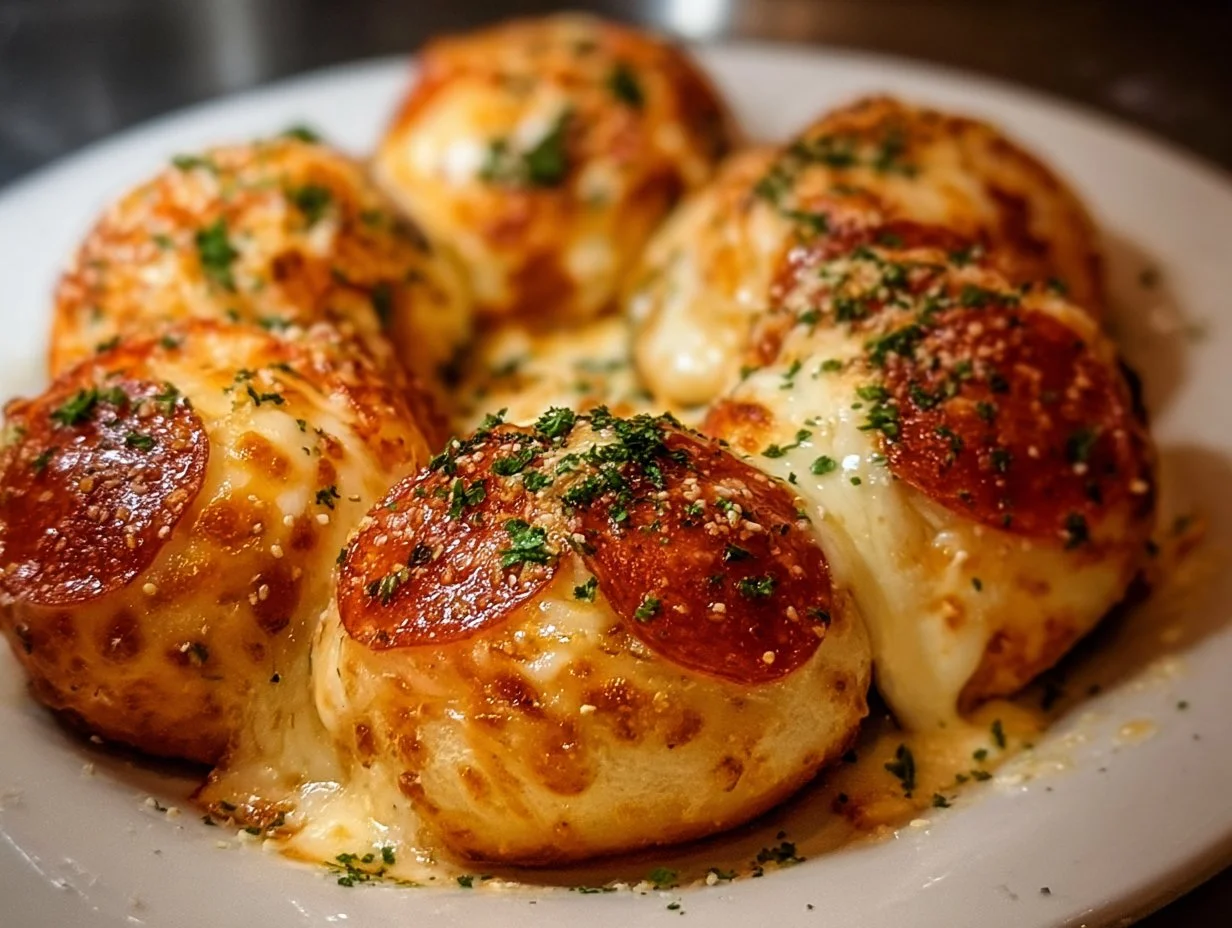 Cheesy Pepperoni Pizza Bombs
