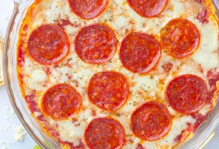 Cheesy Pepperoni Pizza Dip